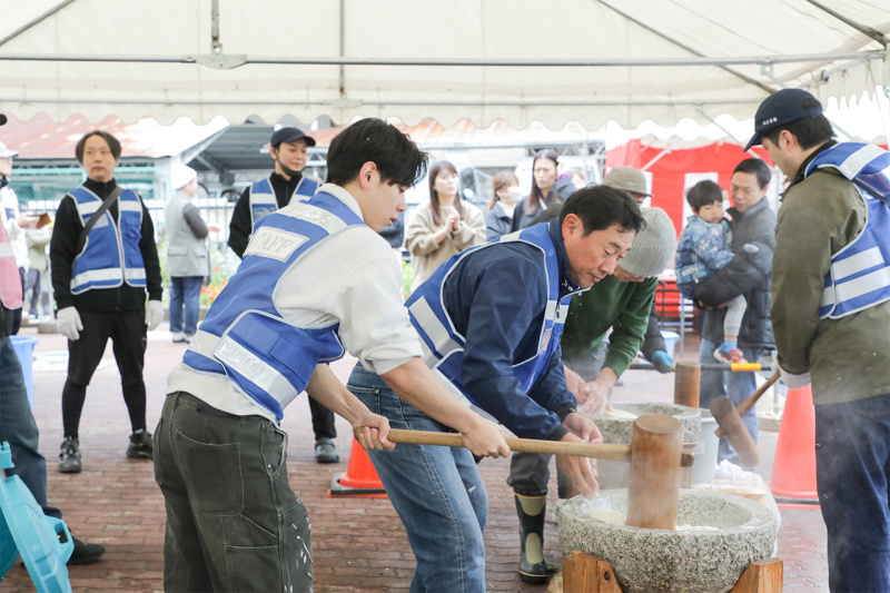本庄地域餅つき大会